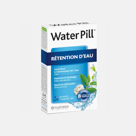 Waterpill Retención de Agua – 30 comprimidos – Nutreov