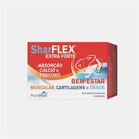Sharflex Extra Fuerte – 40 Ampollas – Phytogold
