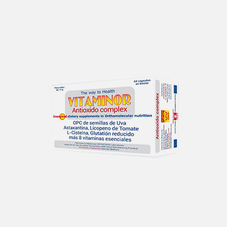 Complejo ANTIOXIDO – 60 cápsulas – Vitaminor