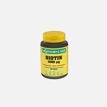 BIOTINA 1000 µg – 100 comprimidos – Good Care