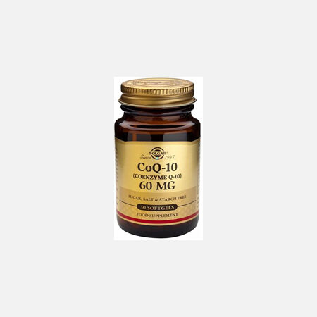 Coenzima Q10 60mg – 30 cápsulas – Solgar