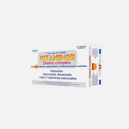 Complejo DRAINO – 60 cápsulas – Vitaminor
