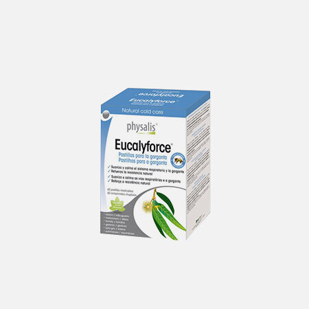 Physalis Eucalyforce pastillas para la garganta – 30 pastillas – Bioceutica