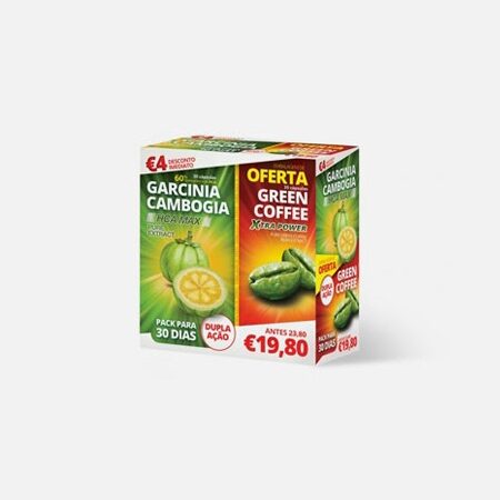 Garcinia – 30 cápsulas + Café verde – 30 cápsulas – CHI