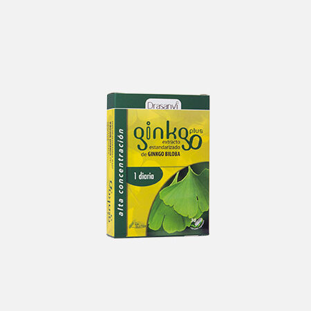 Ginkgo Plus – 30 cápsulas – Drasanvi
