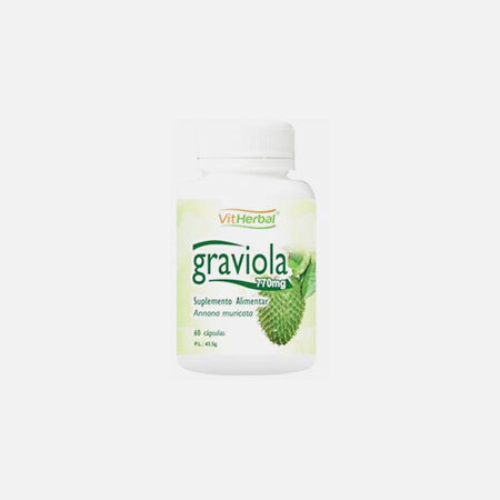 Graviola 770mg – 60 cápsulas – Vitherbal