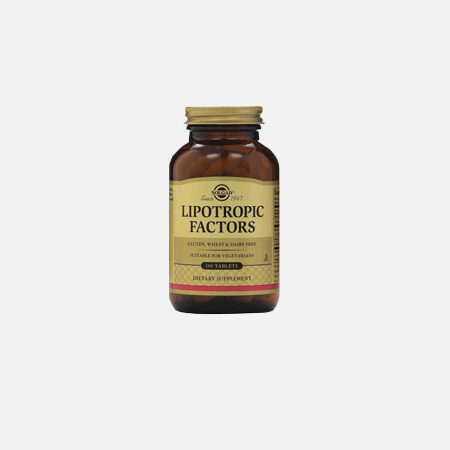 Factores lipotrópicos – 100 comprimidos – Solgar