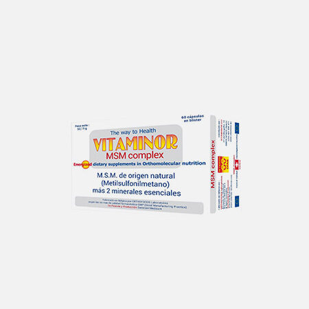 Complejo MSM – 60 cápsulas – Vitaminor