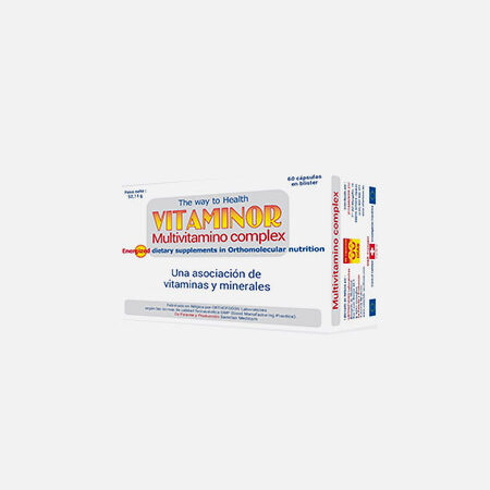 Complejo MULTIVITAMINO – 60 cápsulas – Vitaminor