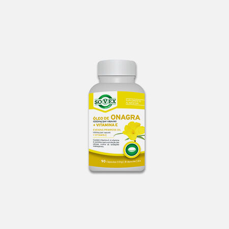 Aceite de Onagra 1050mg + Vitamina E – 90 cápsulas – Sovex