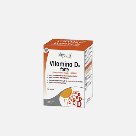 Physalis Vitamina D3 forte – 100 cápsulas – Bioceutica
