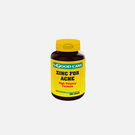 Zinc para el acné – 100 tabletas – Buen cuidado