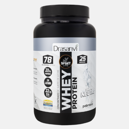 Whey Protein Concentrada Neutra – 750g – Drasanvi
