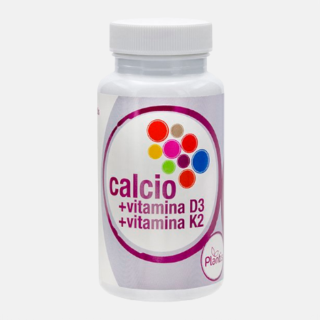 Calcio D3 K2 – 60 cápsulas – Plantis