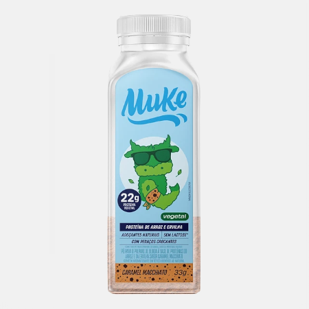 Muke Proteína Vegetal Caramel Macchiato – 33g – +Mu