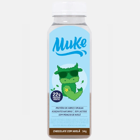 Muke Proteína Vegetal Chocolate Avellana – 34g – +Mu