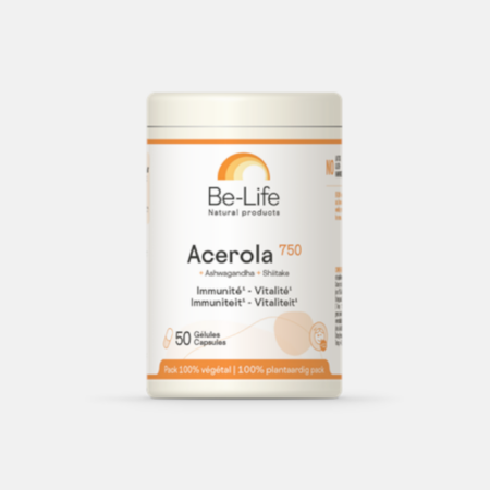 Acerola 750 – 50 cápsulas – Be Life