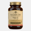 Vitamina D3 (100mcg) 4000UI - 120 cápsulas - Solgar