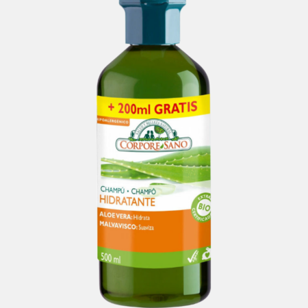 Champú Hidratante Aloe Vera – 300 200ml – Corpore Sano
