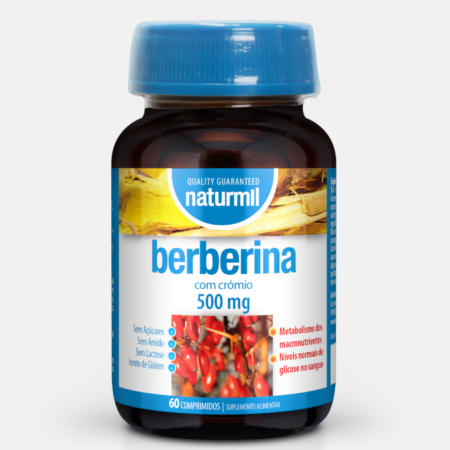 Berberina 500mg con cromo – 60 comprimidos – Naturmil