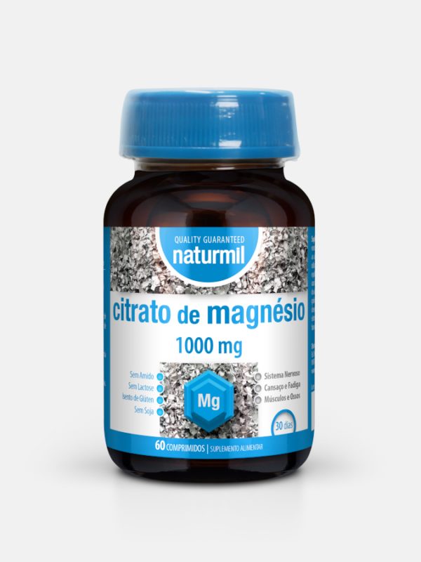 Citrato de Magnesio - 60 comprimidos - Naturmil