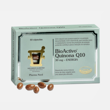 BioActivo Quinona Q10 30mg – 60 cápsulas – Pharma Nord