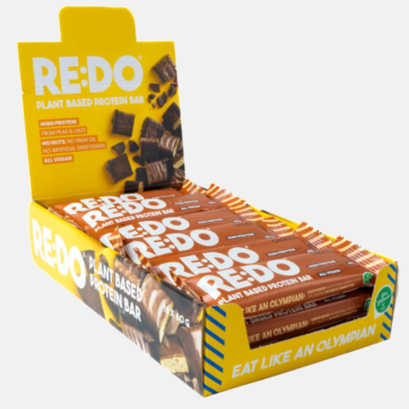 RE:DO Plant Based Protein Bar Chocolate Chock – caja 18 x 60g