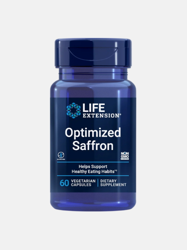 Optimized Saffron with Satiereal - 60 cápsulas - Life Extension