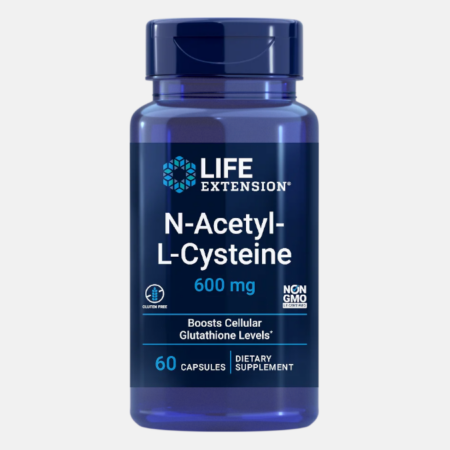 N-Acetyl-L-Cysteine 600mg – 60 cápsulas – Life Extension