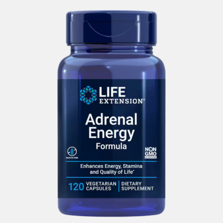 Adrenal Energy Formula – 120 cápsulas – Life Extension