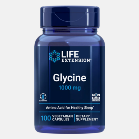 Glycine 1000mg – 100 cápsulas – Life Extension