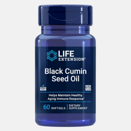 Black Cumin Seed Oil – 60 cápsulas – Life Extension