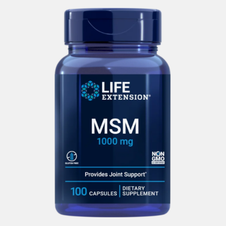 MSM 1000mg – 100 cápsulas – Life Extension