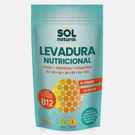 Levadura Nutricional B12 – 150g – SOL Natural