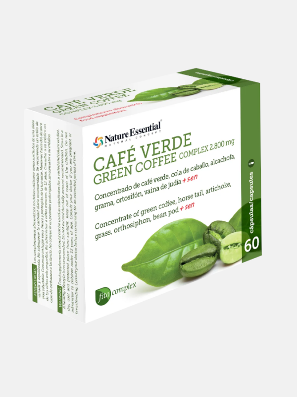 Complejo Café Verde 2800mg - 60 cápsulas - Nature Essential