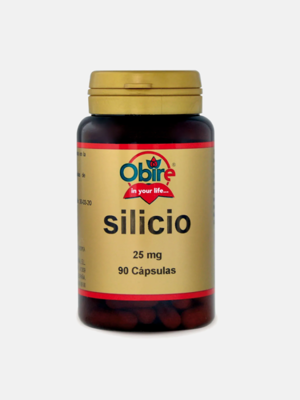 Silicio 25mg - 90 cápsulas - Obire