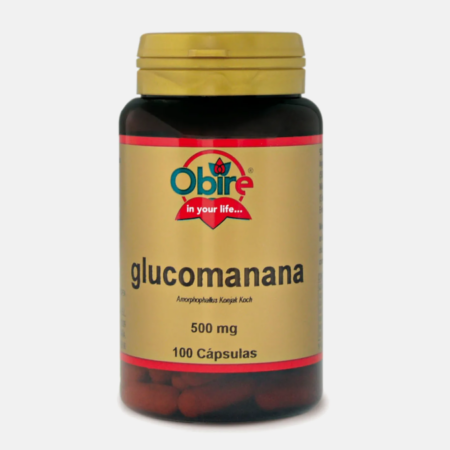 Glucomanana – 500 mg – 100 cápsulas – Obire