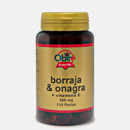 Borraja & Onagra 500mg – 110 cápsulas – Obire