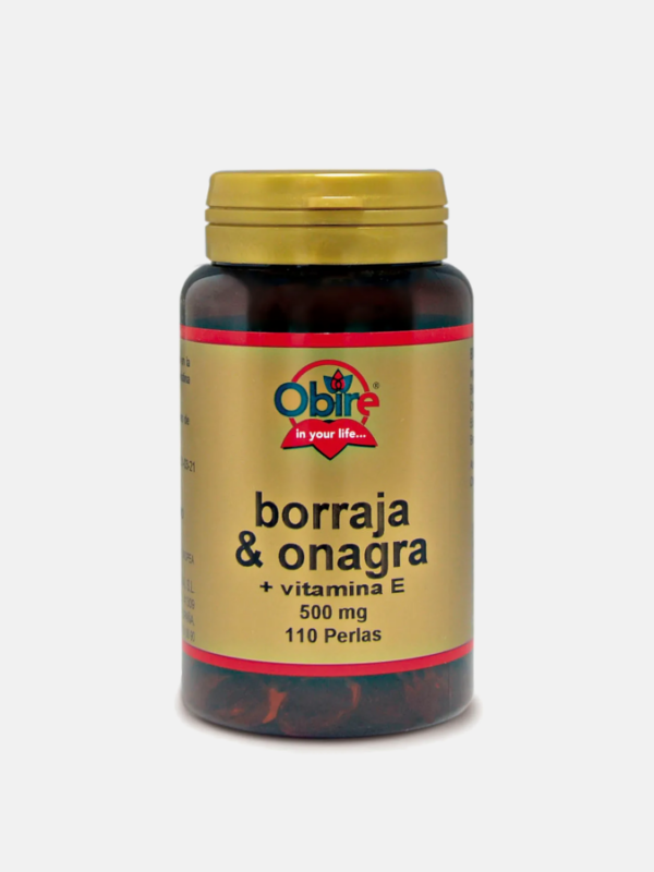 Borraja & Onagra 500mg - 110 cápsulas - Obire