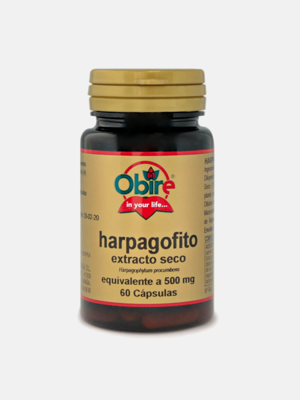 Harpagofito 500mg - 60 cápsulas - Obire