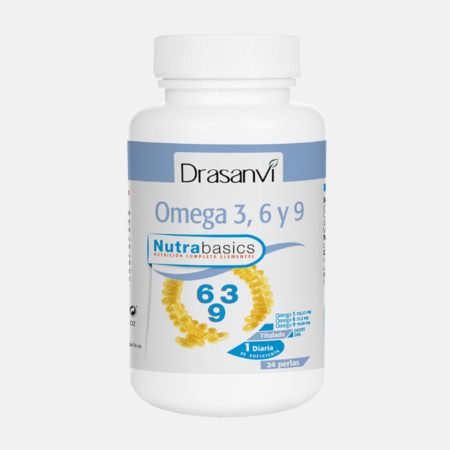 Nutrabasics Omega 3, 6 y 9 – 24 cápsulas – Drasanvi