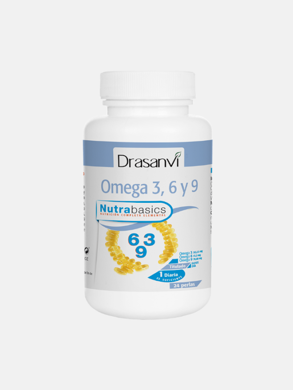 Nutrabasics Omega 3, 6 y 9 - 24 cápsulas - Drasanvi