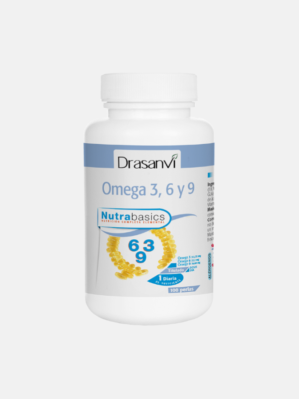 Nutrabasics Omega 3, 6 y 9 - 100 cápsulas - Drasanvi
