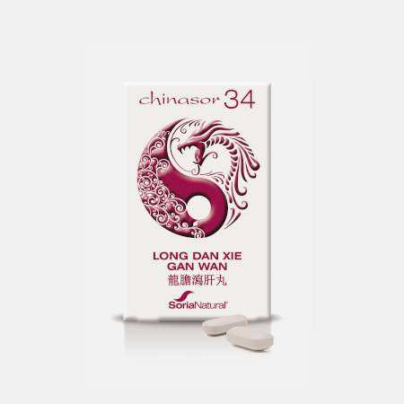 Chinasor 34 Long Dan Xie Gan Wan – 30 comprimidos