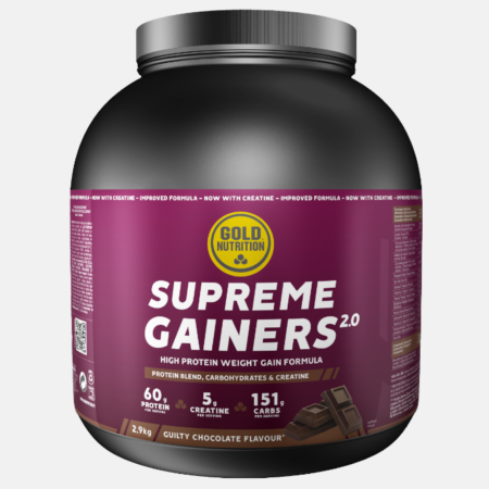 Supreme Gainers 2.0 Chocolate – 2,9kg – Gold Nutrition