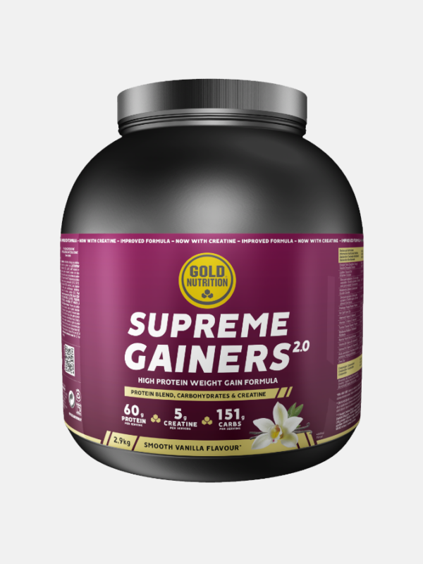 Supreme Gainers 2.0 Vainilla - 2,9kg - Gold Nutrition