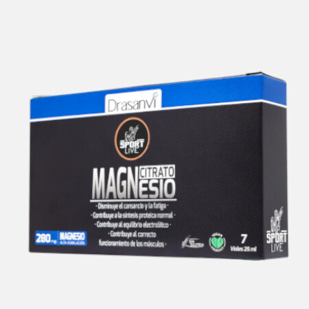 Sport Live monodosis de magnesio – 7×25 ml – Drasanvi