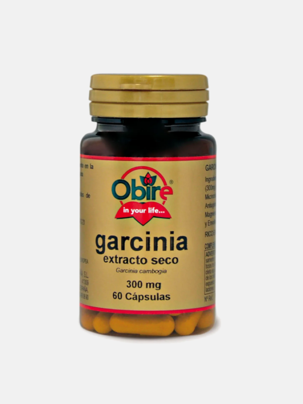 Garcinia cambogia 300mg - 60 cápsulas - Obire