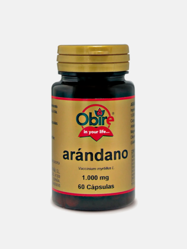 Arándano 1000 mg - 60 cápsulas - Obire