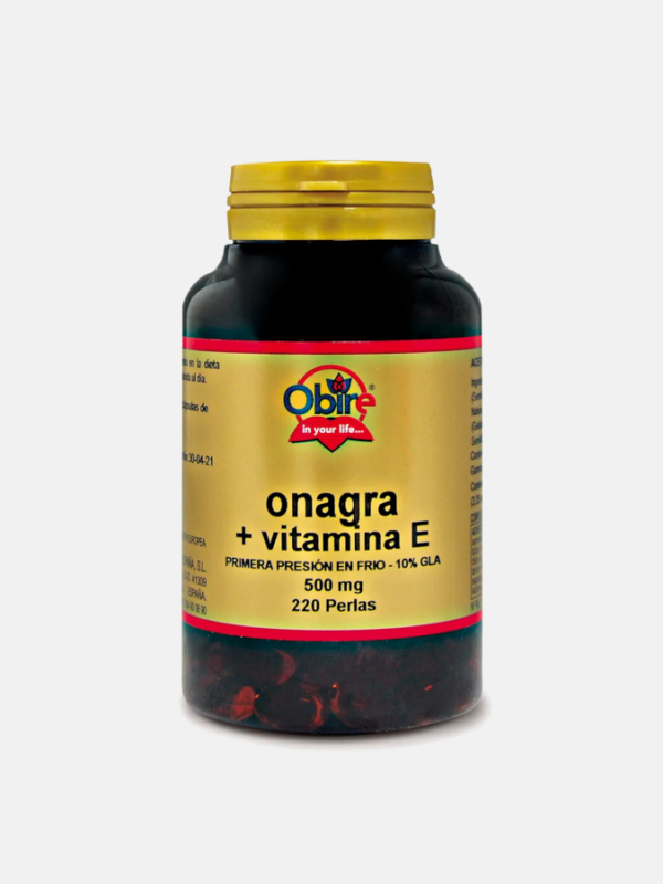 Aceite de Onagra 500mg - 450 cápsulas - Obire